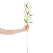 Artikel Künstlicher Lilienzweig Weiß 80cm Kunststoff/Textil Dekoration