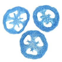 Luffa Scheiben Himmelblau 25St