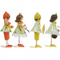 Artikel Kleine Früchtchen, Sommerdeko, Figuren Zitronen Orangen H17/18cm 4St