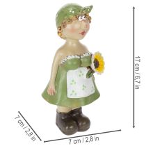 Artikel Dekofiguren Bauernpaar aus Kunststein 17 cm Set für Innenräume