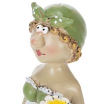 Artikel Dekofiguren Bauernpaar aus Kunststein 17 cm Set für Innenräume