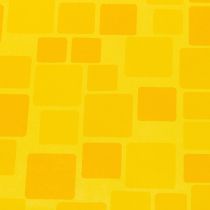 Artikel Floristik-Manschettenpapier aus Papier, 25 cm x 100 m, gelbes Mosaikmuster