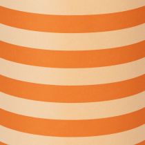 Artikel Manschettenpapier Rolle Papier orange gestreift 25 cm x 100 m Floristik