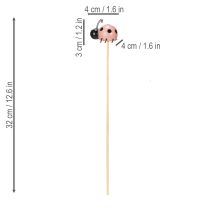 Artikel Marienkäfer Dekofiguren für Blumentöpfe und Blumenarrangements zur Frühlingsdekoration 32cm 16 St