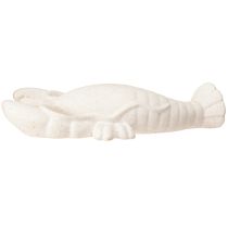 Artikel Keramik-Figur Hummer Weiß 26,5×13×5cm, Maritime Dekoration