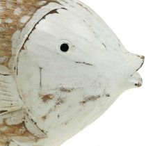 Maritime Deko Fisch Holz Holzfisch Shabby Chic 17×8cm
