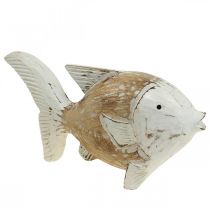Maritime Deko Fisch Holz Holzfisch Shabby Chic  28x15cm