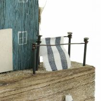 Maritime Holzdeko Hafenpromenade Shabby Chic H25,5cm