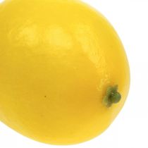 Mediterrane Deko Zitrone Künstliche Zitrone L6,5cm Ø5cm