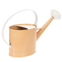 Artikel Metall Gießkanne, 52,5 cm, Hellbraun, Retro-Stil, Tisch- und Sommerdekoration