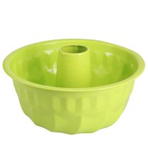 Artikel Metall Deko Gugelhupf Kuchenform Apfelgrün Ø23cm H12cm