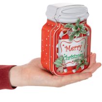 Artikel Metalldosen Set 2 Stück Weihnachtsmotiv Keksglas-Design 15 cm