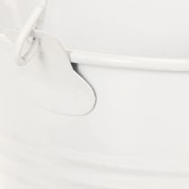 Artikel Metalleimer Weiß Ø12cm H10cm 8 St