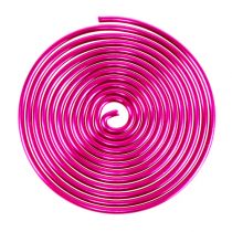 Metallschnecke Pink 2mm 120cm