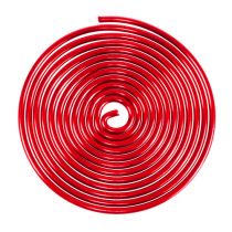 Aluminium Drahtschnecke Rot 2mm 120cm