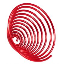 Aluminium Drahtschnecke Rot 2mm 120cm