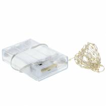 Artikel Lichterkette LED-Lichterdraht warmweiß 100 LEDs 1,59 m für Batteriebetrieb