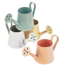 Artikel Mini Gießkanne Metall Deko Frühling 4 Farben 5cm 8 St