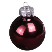 Artikel Mini-Glaskugeln Weihnachten Berry Ø 3 cm 22 Stück