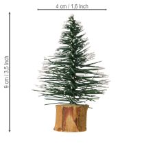 Artikel Mini Tannenbäume beschneit Winterwald Ø5cm H8cm 12 St