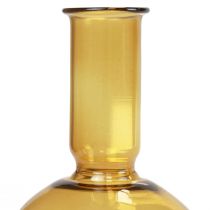 Artikel Mini Vase Gelb Glasvase Blumenvase Vase Glas Ø8cm H16,5cm