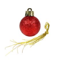 Artikel Mini Weihnachtskugel Rot Ø3cm 14 St