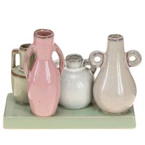 Artikel Mini Vase Set aus Keramik für Wohnraumdekoration 14cm