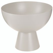 Artikel Moderne Pflanzschale Metall Deko Pokal Grau Ø20cm H16,5cm