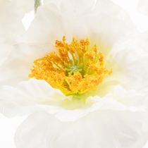 Artikel Kunstblume Mohn Weiß 78 cm 3er-Set für Innenbereiche