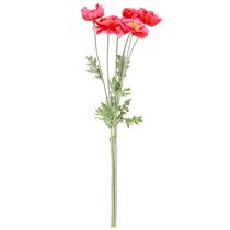 Artikel Mohnblumen künstlich Rosa 6–7 cm Ø, Länge 78 cm, 3 Stück