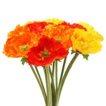 Mohnblumen Strauß 33cm