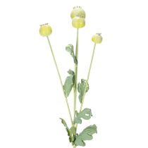Artikel Mohnblumen künstliche Dekoration 61 cm Grün 3 Stück