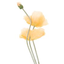 Artikel Künstliche Mohnblume Orange 95 cm 3er-Set für Dekoration