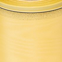 Artikel Kranzband aus Acetat und Polyester 125mm Gelb mit Goldverzierung 25m