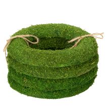 Artikel Mooskranz 20 cm Grün mit Styroporkern für kreative Floristik 4 Stück
