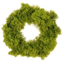 Artikel Mooskranz künstlich grün 28 cm für Tür und Tischdekoration