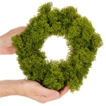 Artikel Mooskranz künstlich grün 28 cm für Tür und Tischdekoration