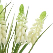 Artikel Traubenhyazinthen Bund Weiß 30 cm Künstlich 15 Stück