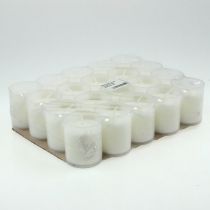 Nachfüllkerze für Grablicht Weiß H5,8cm 20St