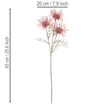Artikel Kunstblume Protea Nadelkissen Blütenzweig Rosa-Grün 65cm 3er-Set