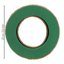 Artikel Nass-Steckschaum-Kranz mit Kartonunterlage Ø25cm 2 Stück für florale DIY-Projekte