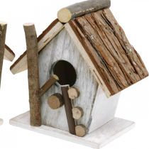 Artikel Deko Nistkasten Vogelhaus zum Dekorieren Natur 14,5 2 St