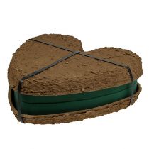 Artikel OASIS® Biolit® Herz 34cm Grün Braun 2 Stück