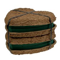 Artikel OASIS® Biolit® Steckschaum Herz 25cm Grün mit Altpapierunterlage, 4 Stück
