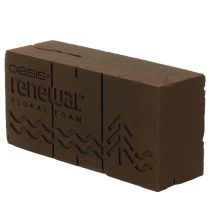 Artikel Oasis Renewal Steckschaum Braun 23 x 11 x 7,5 cm für Blumengestecke