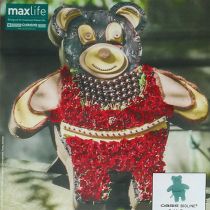 Artikel Steckschaum Figur Teddy mit Ständer 48,5cm x 42cm H5cm 1 St