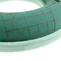 Artikel Steckschaum-Kranz Ø42 cm Grün aus Hartschaum und Draht, 2 Stück