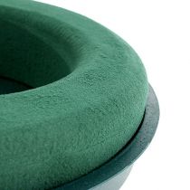 Artikel Steckmasse Ring Steckschaum mit Schale Grün Ø30cm H4,5cm 2St