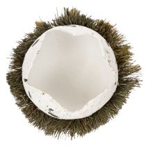 Artikel Osterdeko Ei im Nest, Deko Vogelnest Naturfarben Ø9cm H11cm 4St