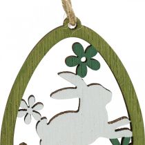 Osterei zum Aufhängen Osterdeko Holzanhänger 5×7cm 12St